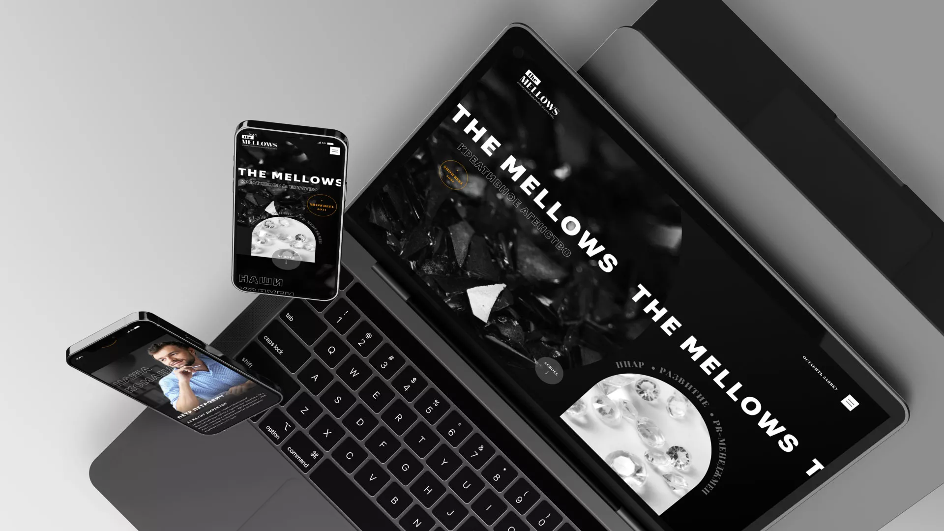 Разработка сайта креативного агентства «The Mellows» в Сольцах